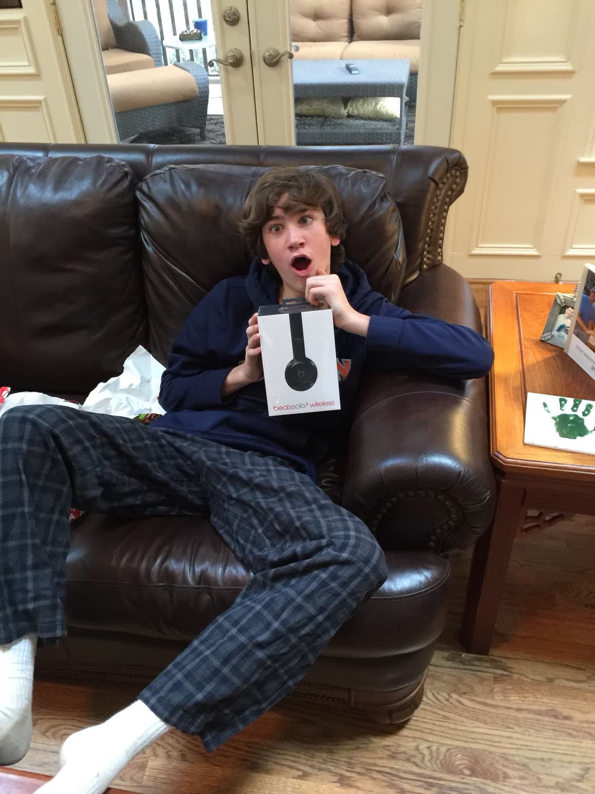 Ryan with headphones