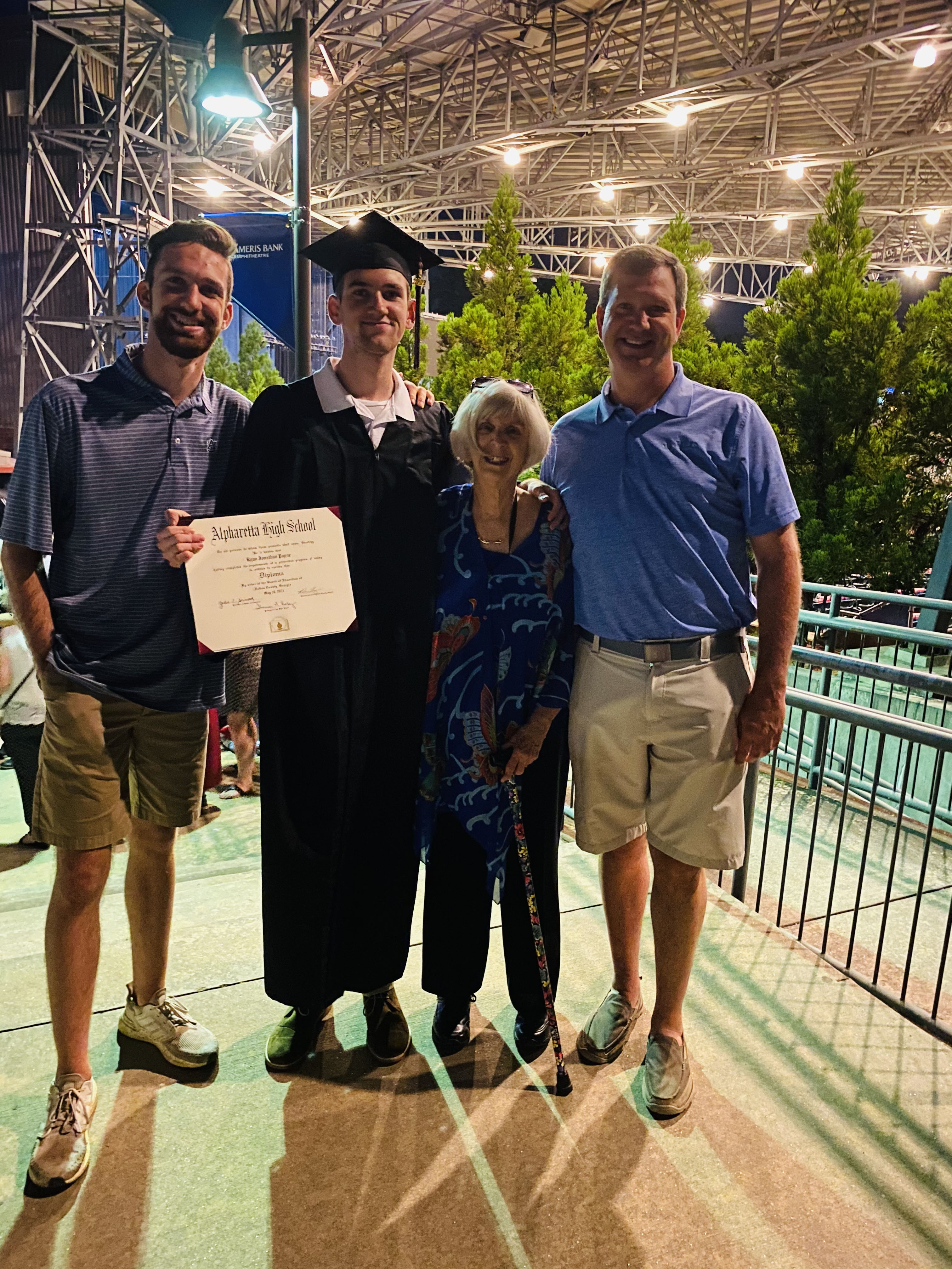 ryan at his high school graduation